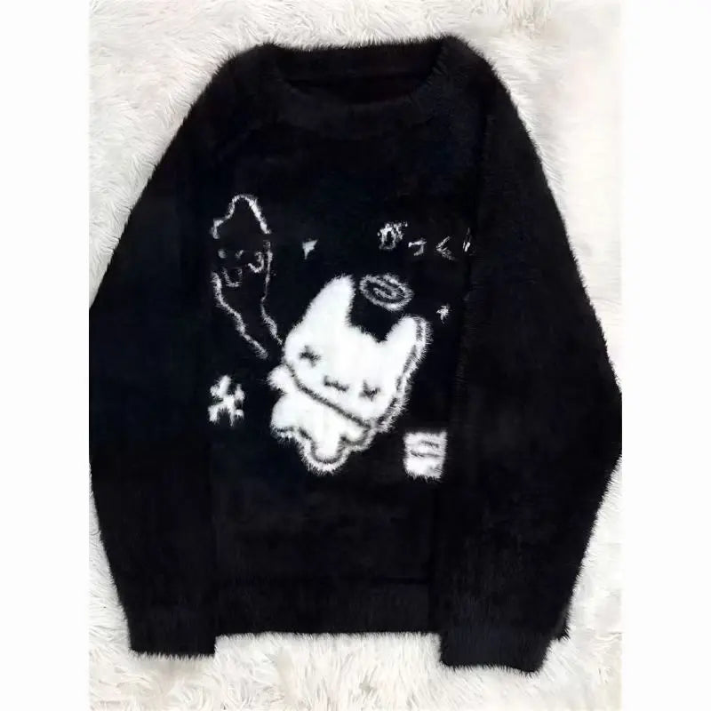 Bunny Soft Sweater - Black
